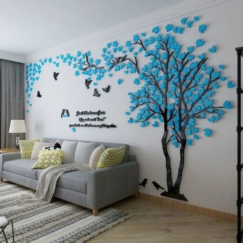 Acrylic stickers on the wall