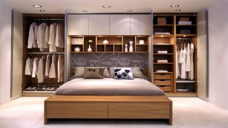 The bedrooms with a dressing room