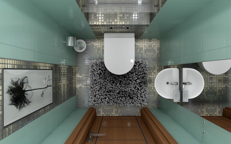 Design of a separate bathroom