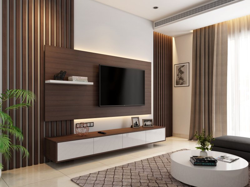 Living room in modern style