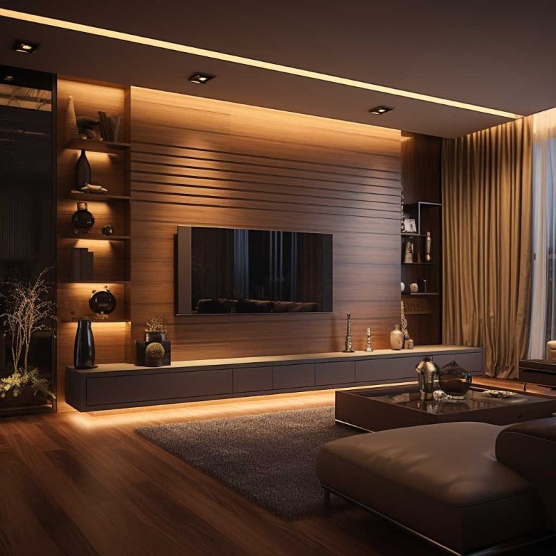 Living room in modern style