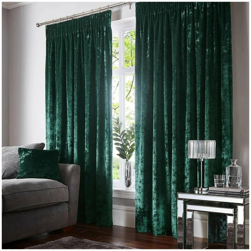 Pasionaria curtains velvet emerald