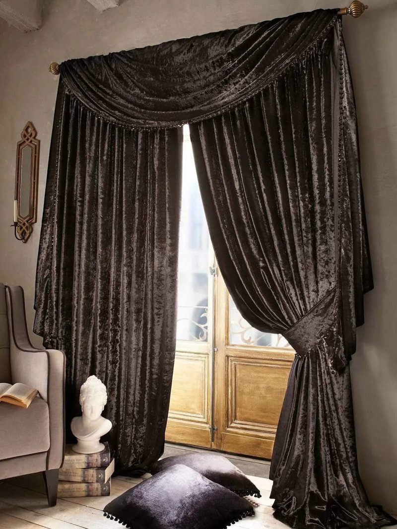 Velvet curtain