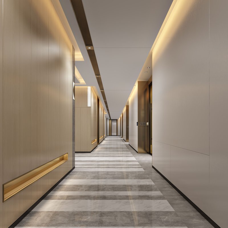 Corridor in modern style