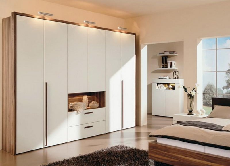 Wardrobe in a modern design design