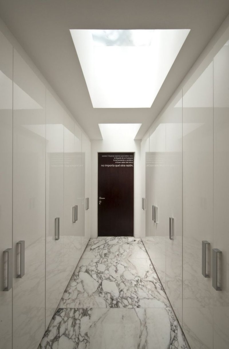 The design of the corridor in an apartment in a modern style