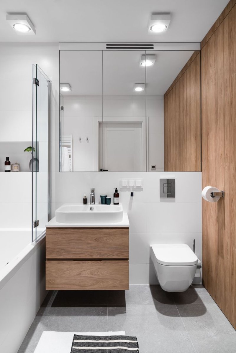 Combined bathroom design