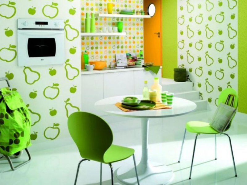 Small kitchen wall design