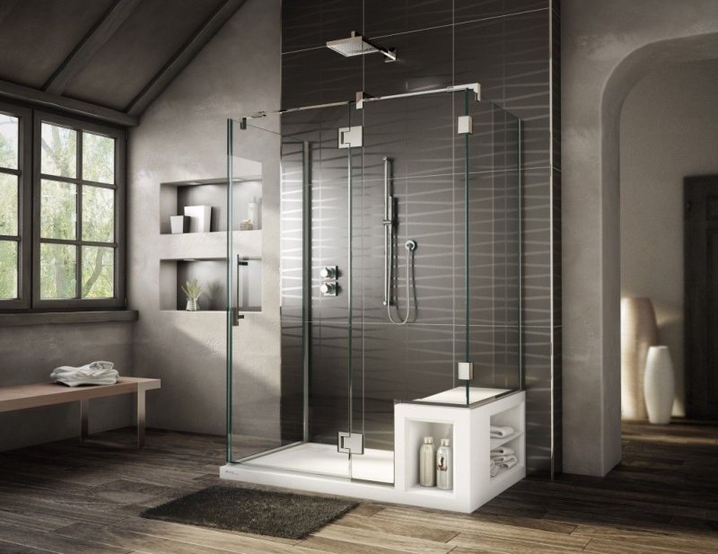 Shower in modern style