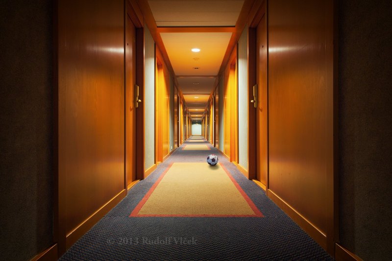 Hotel corridor