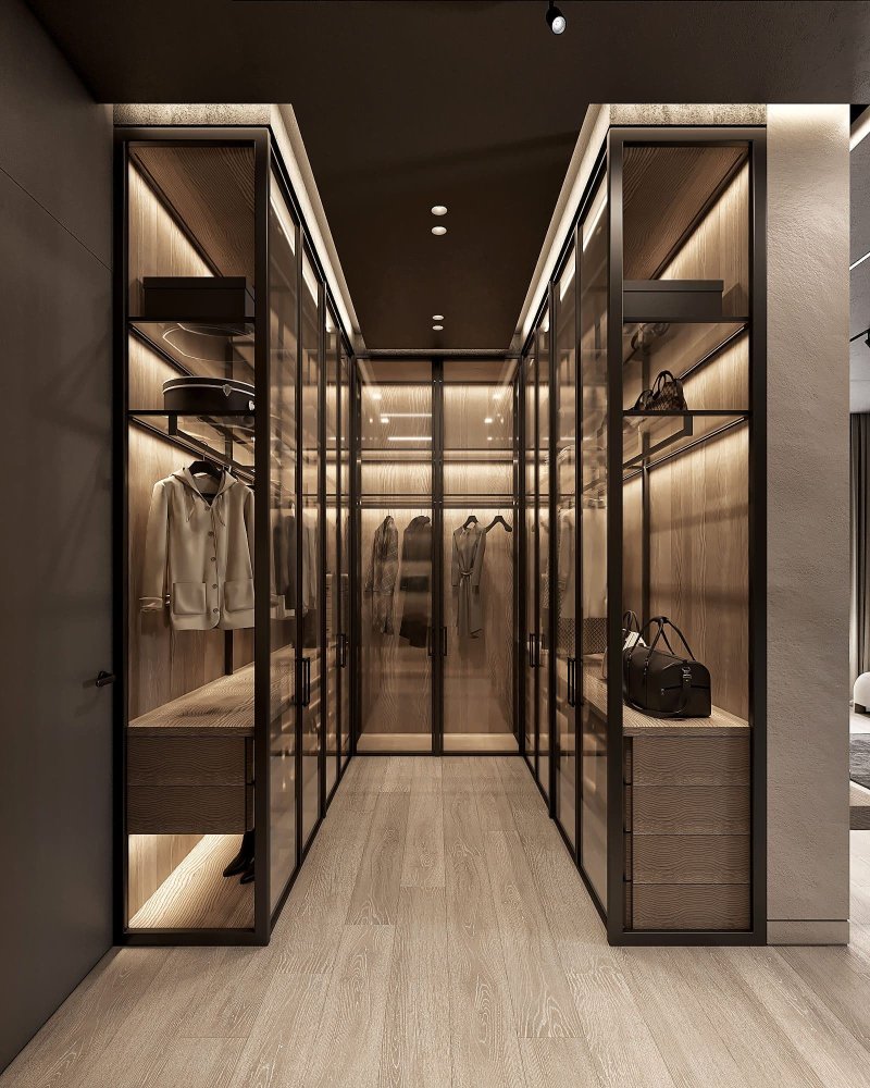 Wardrobe interior design