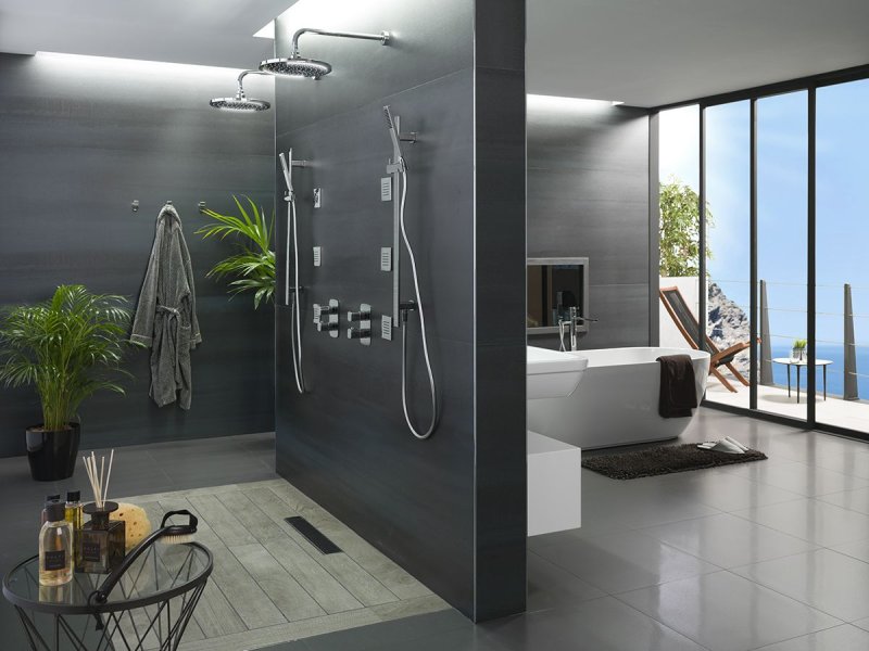 Shower in modern style