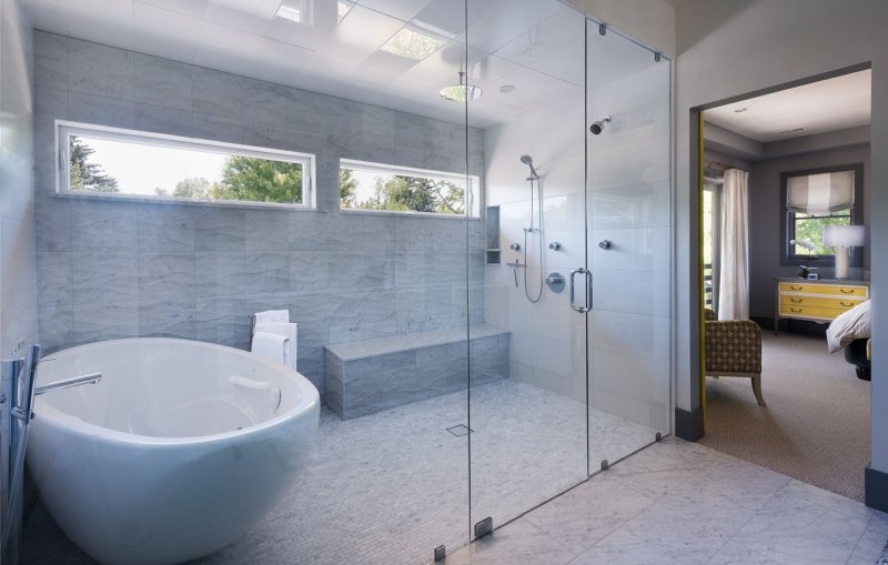 Bathroom design with shower