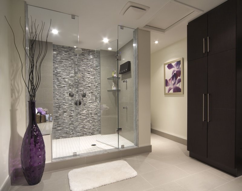 Shower in modern style