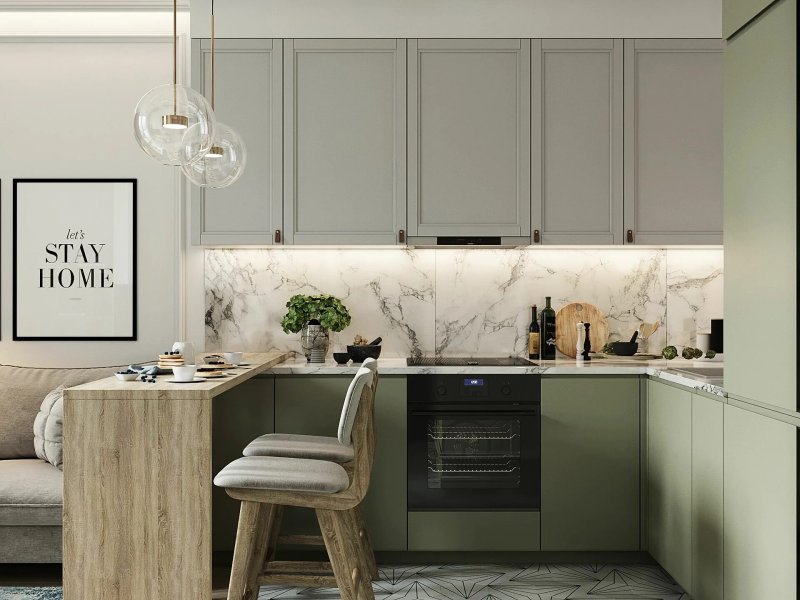 Kitchen interiors in a modern style