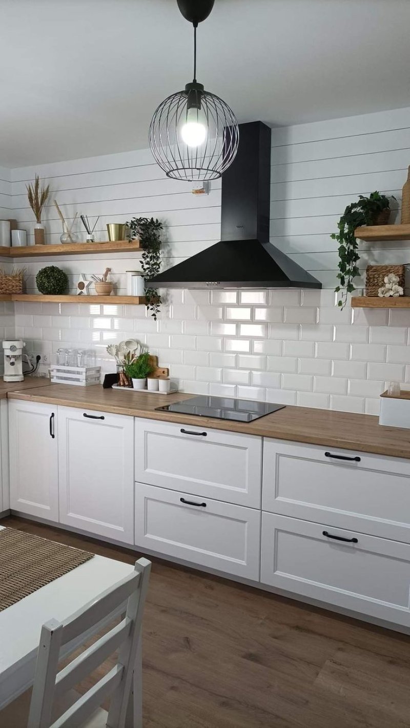 Scandinavian kitchen white