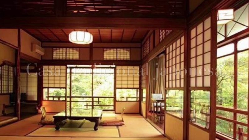 Traditional Japanese house inside