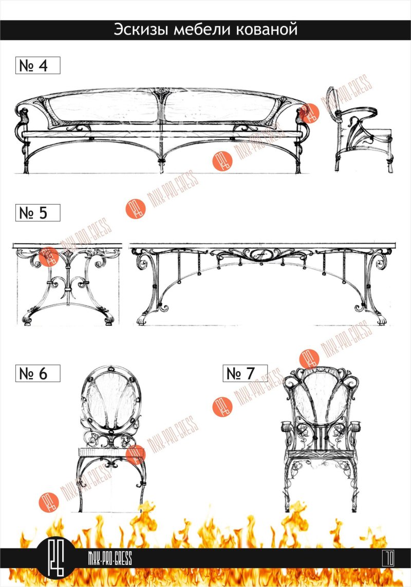 Forged tables sketches