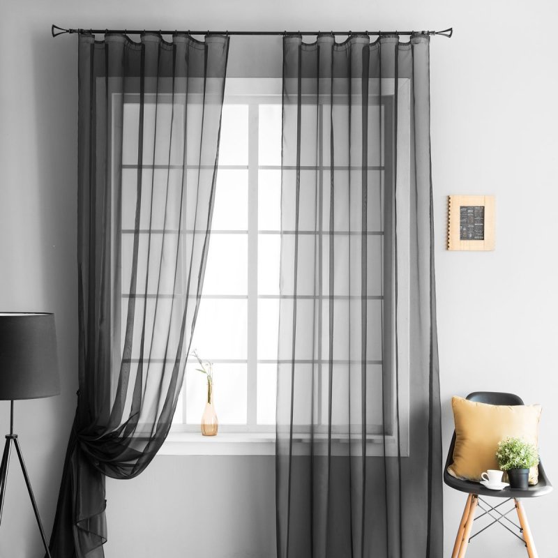 Curtains mesh in the interior