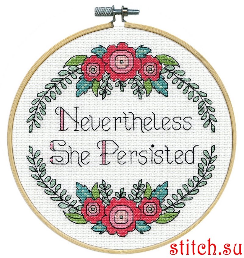 Cross embroidery