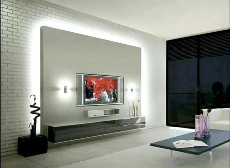 TV in a modern interior