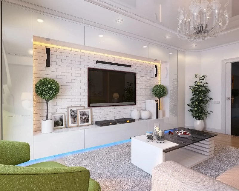 Light living room in a modern style