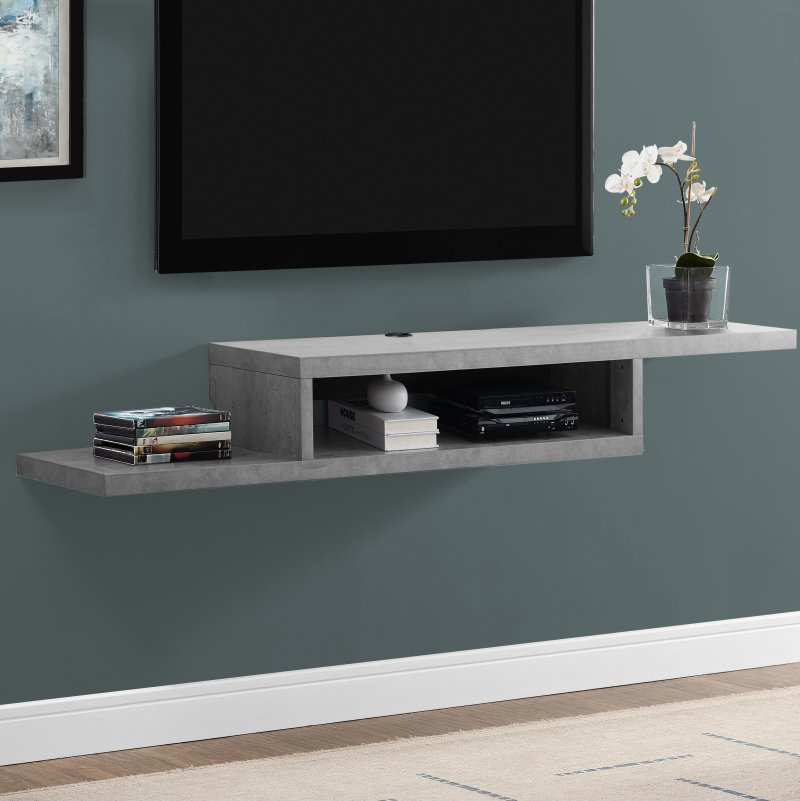 Hanging shelf for TV