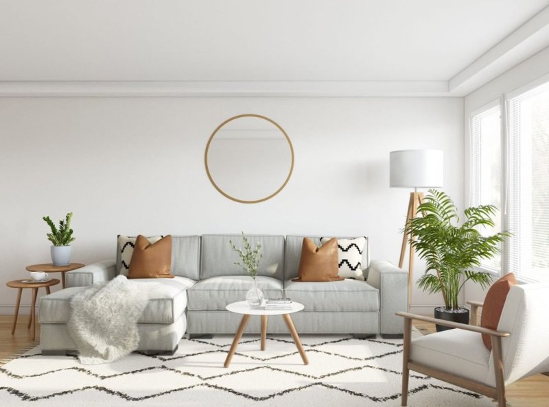 Scandinavian style living room