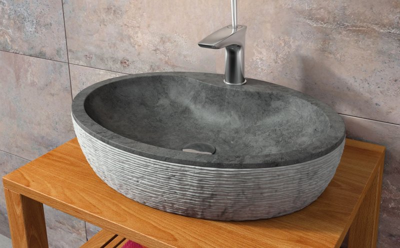 Whole -stone sink