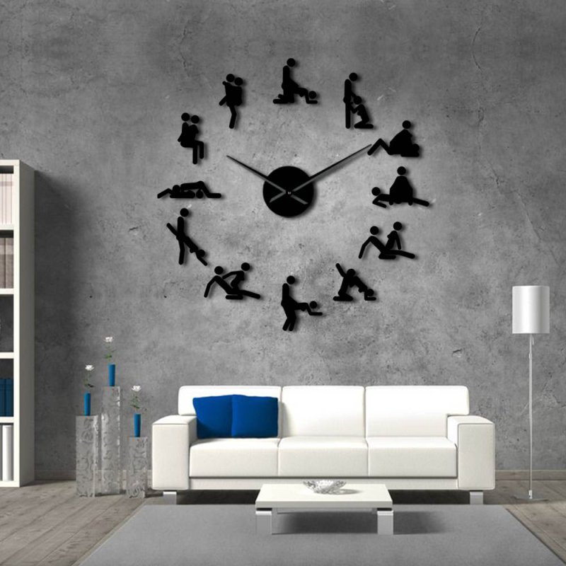 Designer clock on the wall