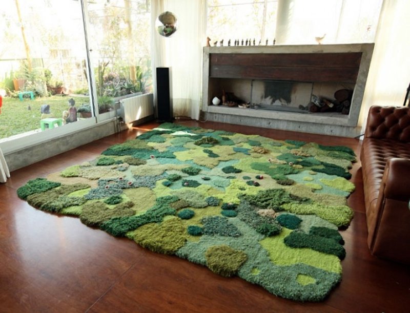 Moss rug