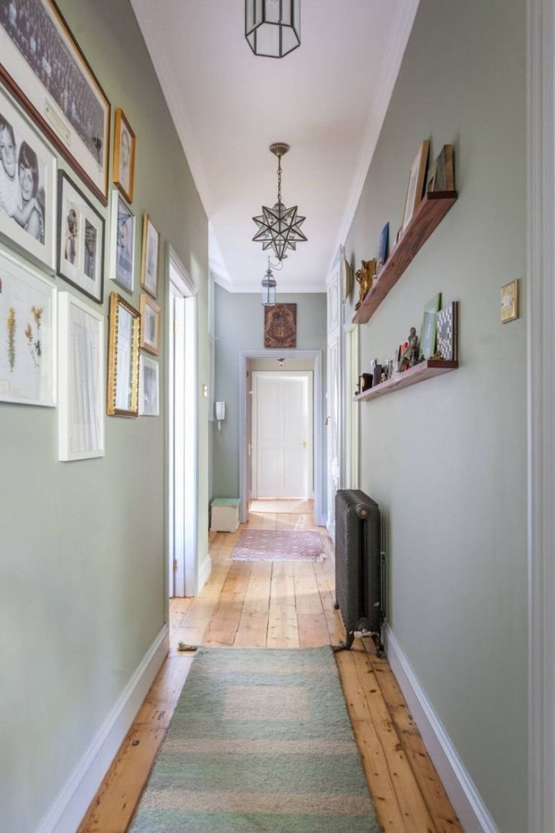 Narrow corridor interior