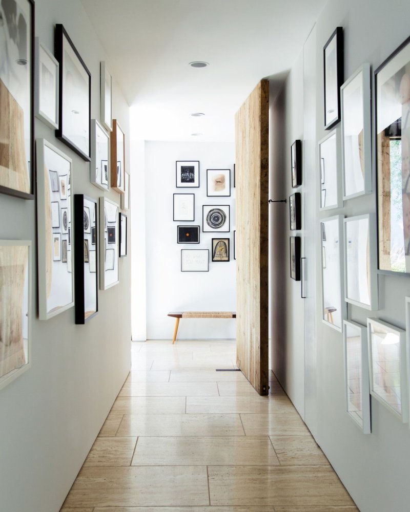 Interior hallway in a modern style