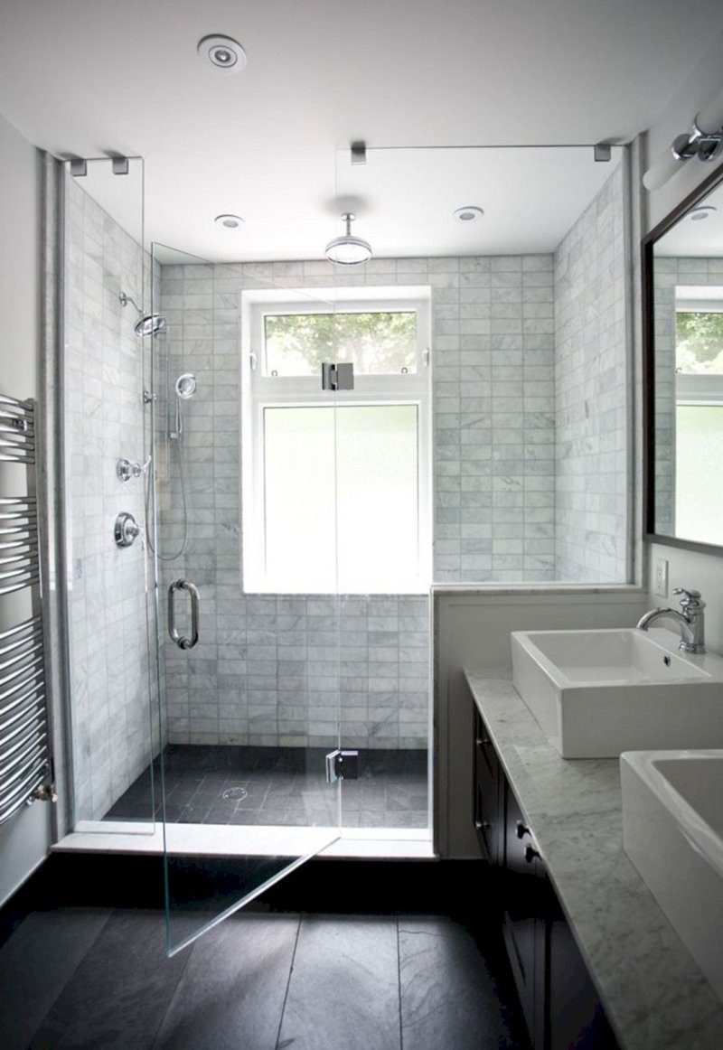 Gray bathroom