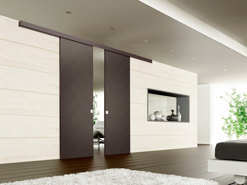 Interior sliding door