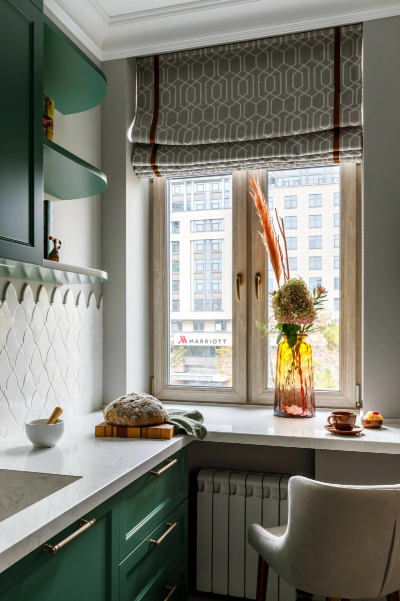 Small kitchen curtains