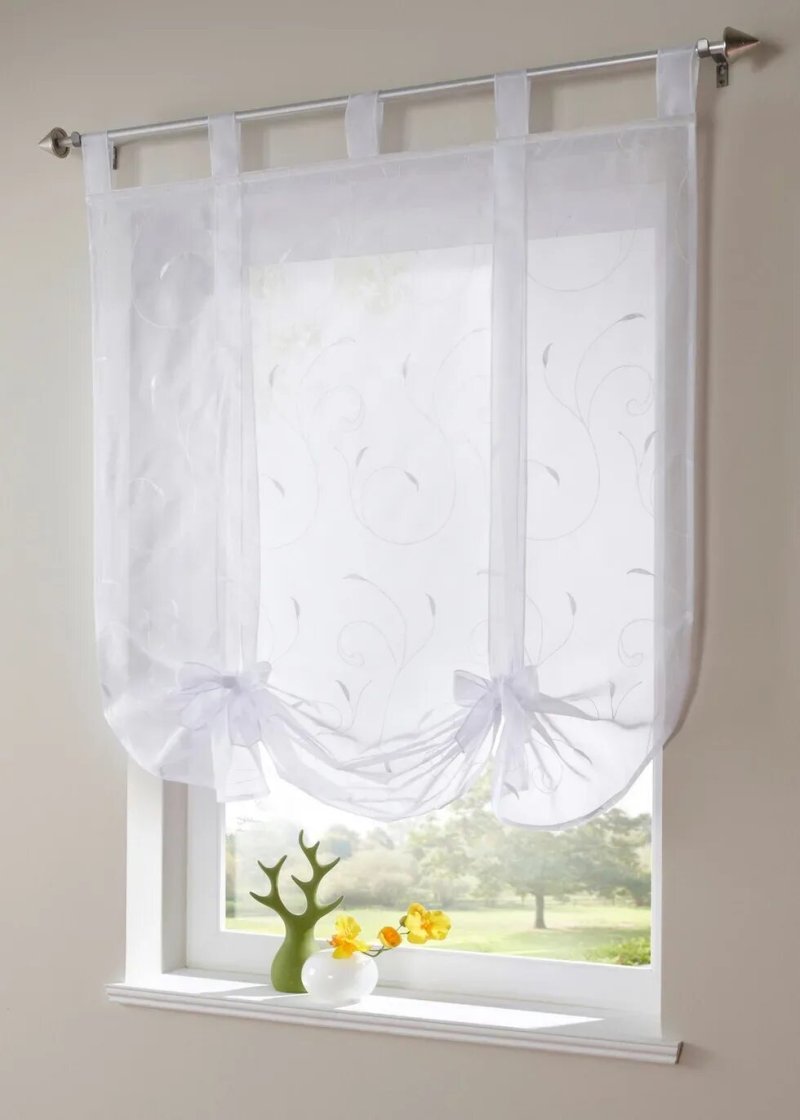 Curtain for the kitchen (white 1.60*3.55m 1 06s6124-G50)