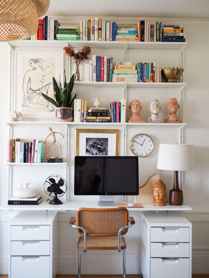 Shelves in the office