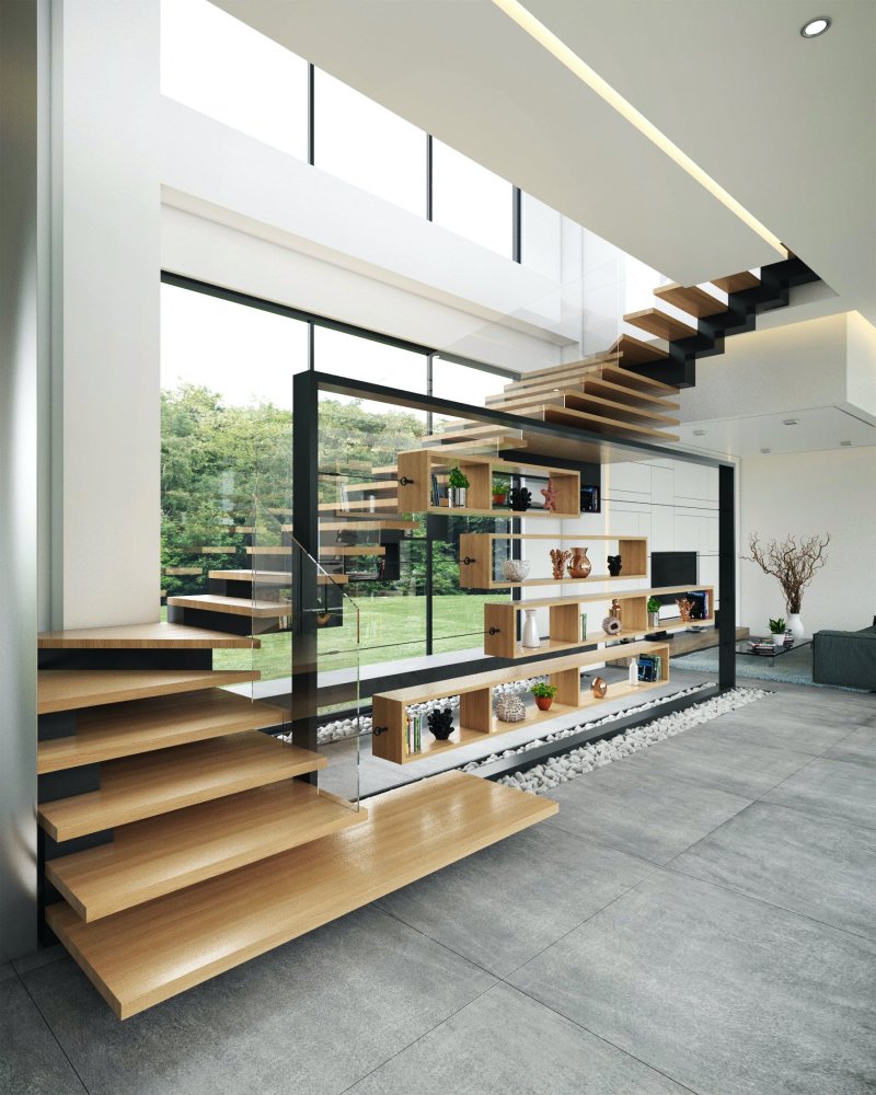 Staircase in modern style