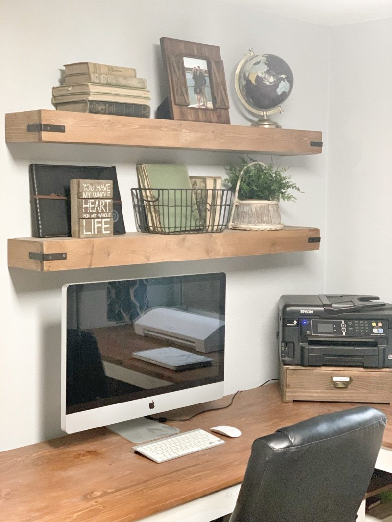 Wooden shelf