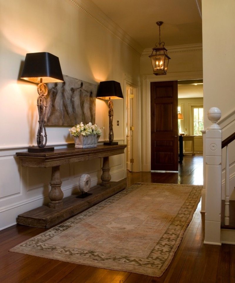 The interior of the hallway in a private house