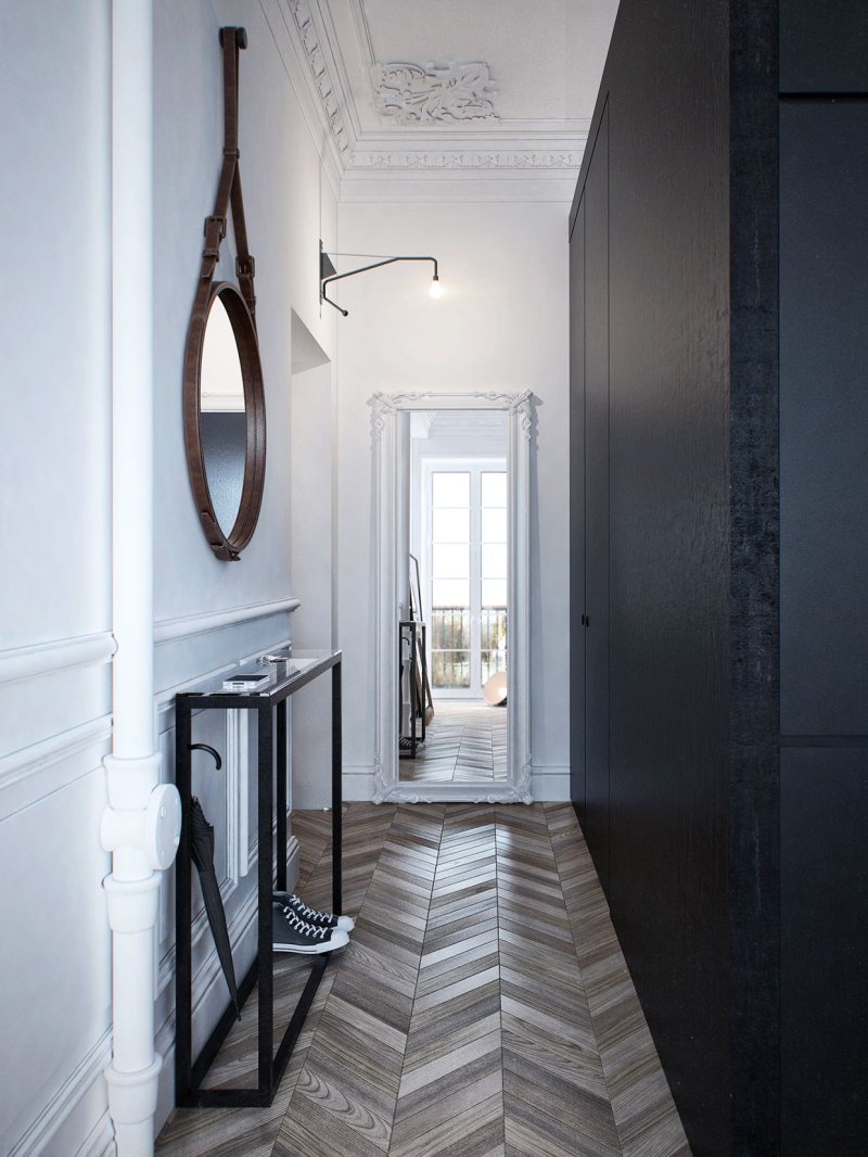 Stylish hallway in a modern style