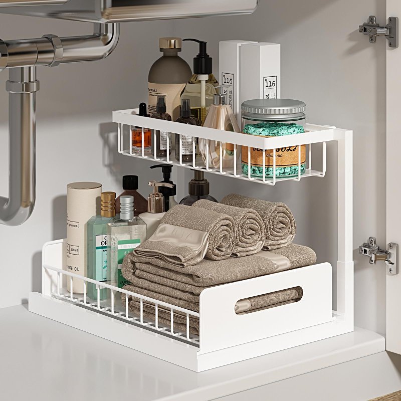 Sliding organizer for sink