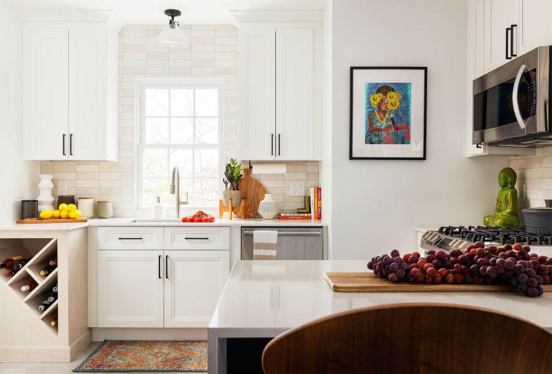 Scandinavian kitchen white