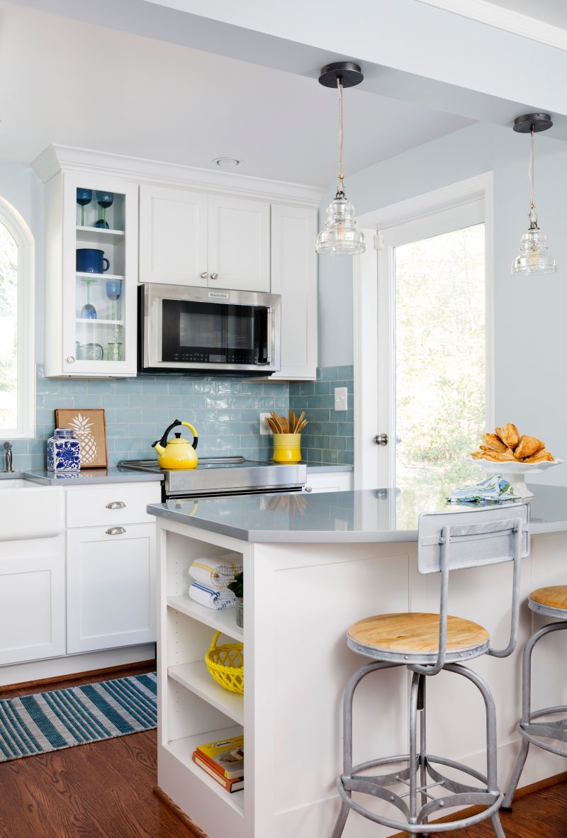 Small kitchen in the Scandinavian style