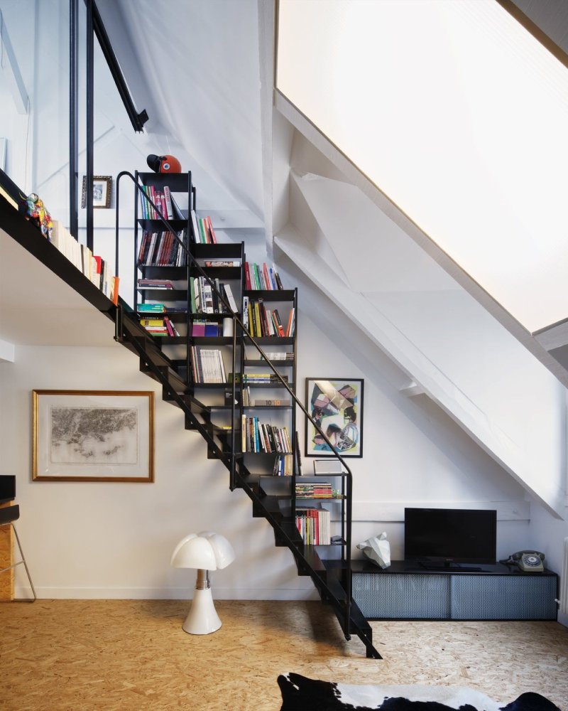 Small staircase for loft