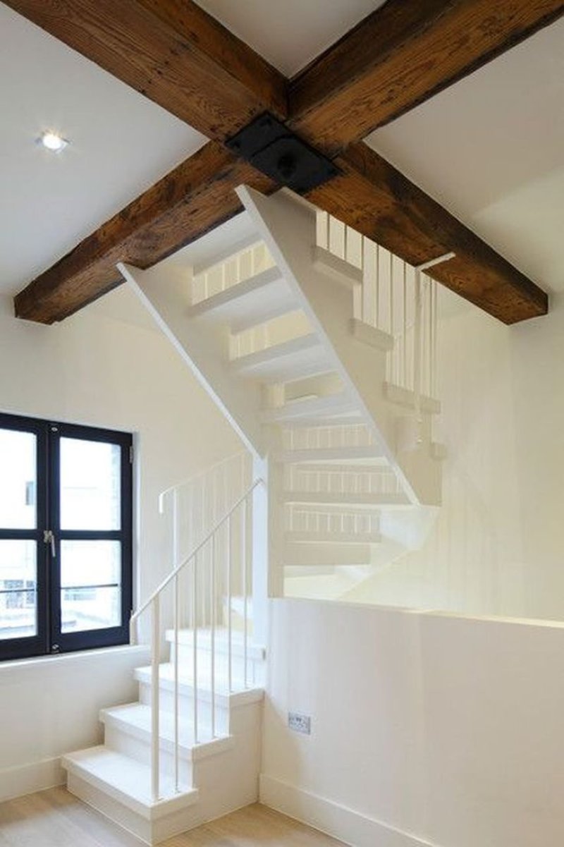 A staircase for the attic