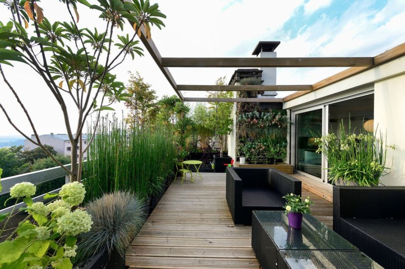 Roof terrace design