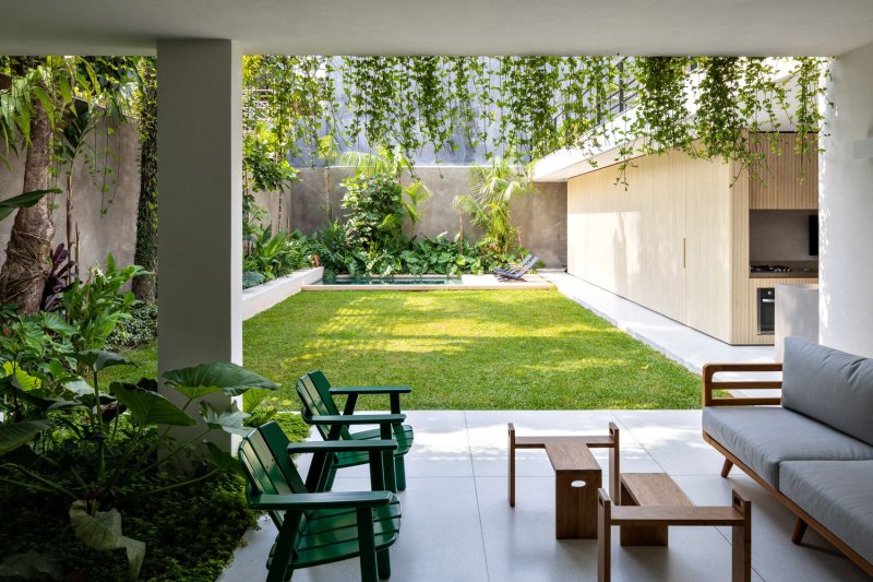 Courtyard in a private house