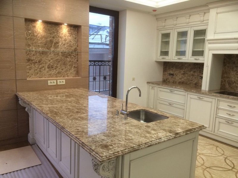 Kitchen stone countertop